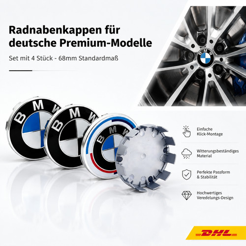 Radkappen 68mm für bmw - radkappen,